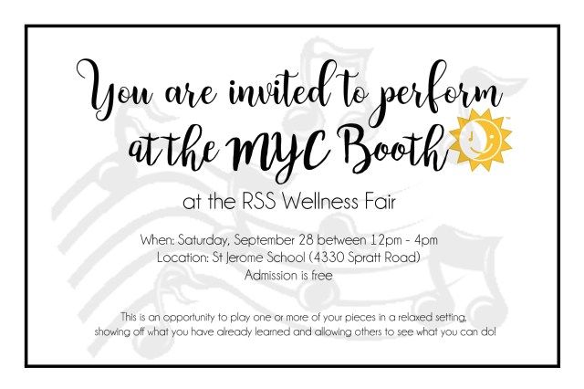 Wellness Fair invite